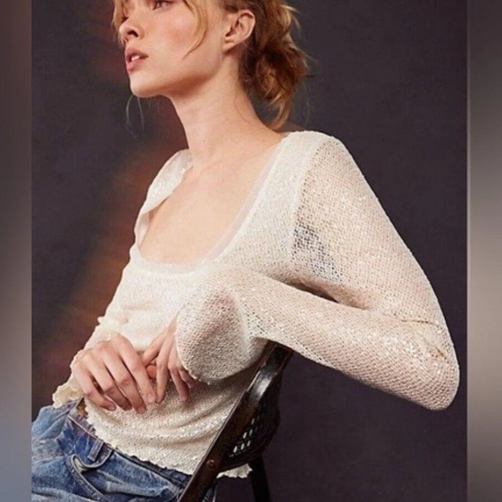 NWOT - Free People x Intimately Late Night Disco Layering Top - Various Sizes
